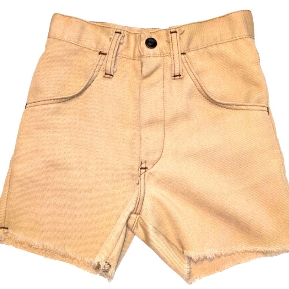 70s Vintage tan cutoff shorts